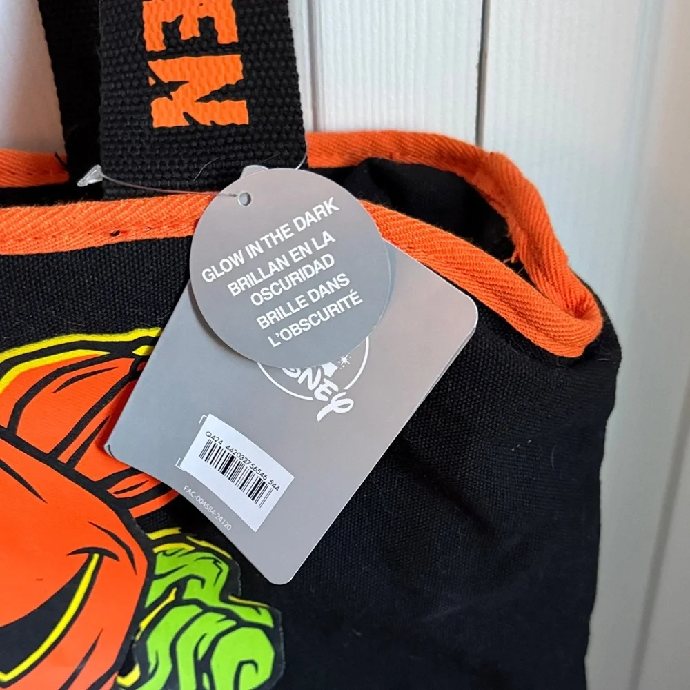 Disney Black and Orange Glow-in-the-Dark Tote